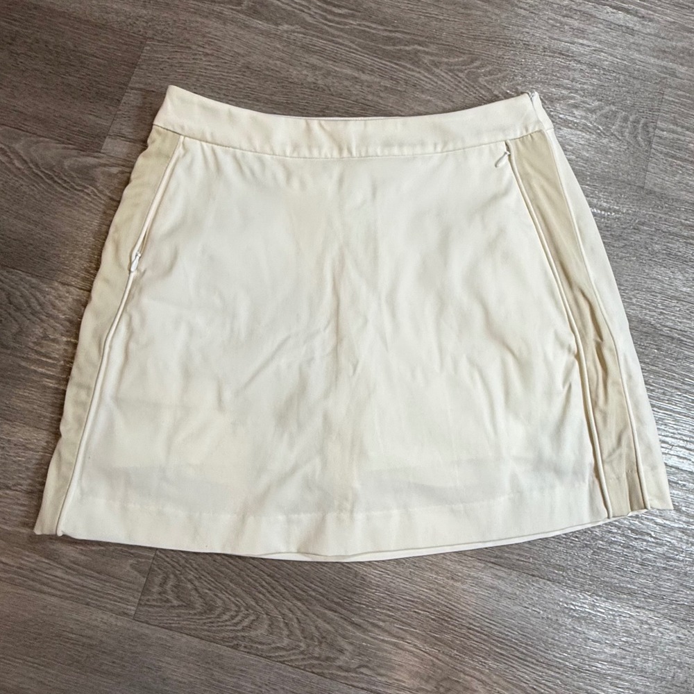G/FORE Womens Snow White Golf Skort Size 2 GLI000004 Athletic Mini Skirt‎ NWT